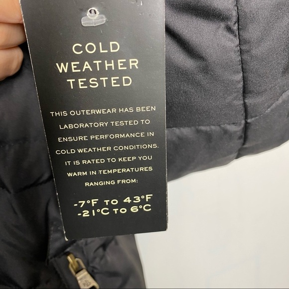 Lauren Ralph Lauren faux trim quilted parka jacket size XS NWT - Picture 7 of 16